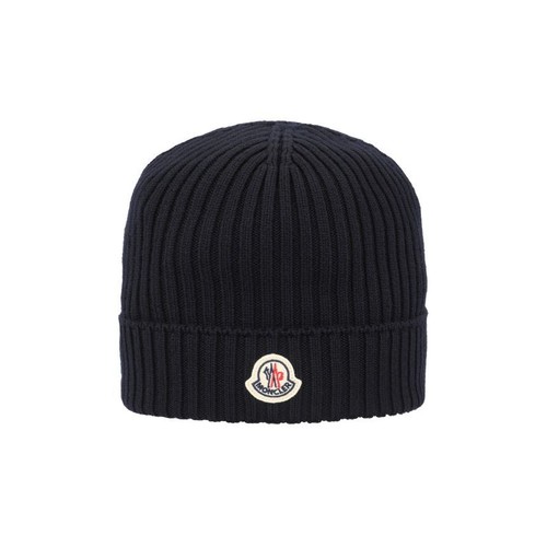 Moncler logo patch kids - logo, beanie