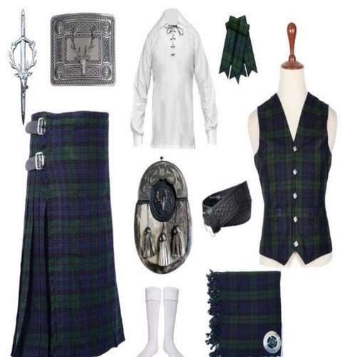 Completo kilt lana - , tartan