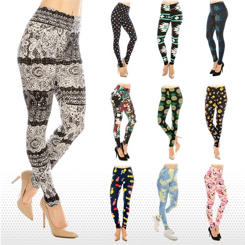Leggings donna fantasia