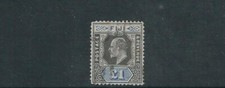 FIJI 1903 RITRATTO DI KEVII (Scott 69, GIBBONS 114 Un Dollaro) VF Usato Zy20
