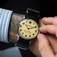 KOMANDIRSKIE MILITARE SOVIETICO "MORTE ALLE SPIE". Rarissimo orologio da polso uomo anni 90