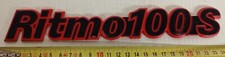 scritta originale nera e rossa Fiat Ritmo 100S 100 S