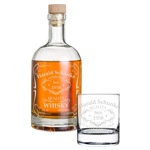 Teiliges whisky set regalo - 2-teiliges,