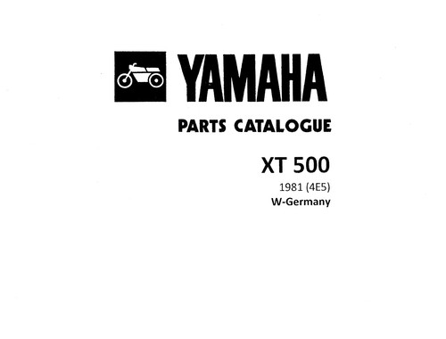 Yamaha 500 - (>1981),