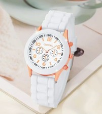 Orologio da Polso da Donna Cinturino in Silicone Vari Colori Casual Elegante