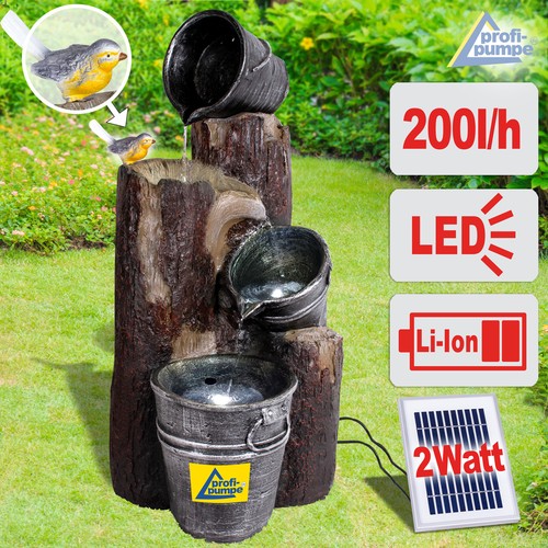 Fontana solare led giardino - solare, da