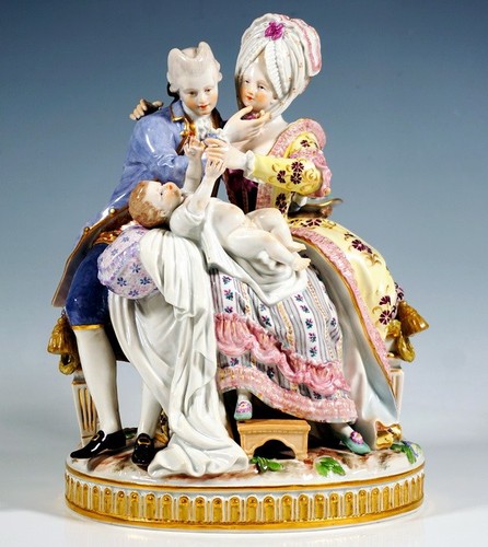 Meissen figura gruppo - meissen, i