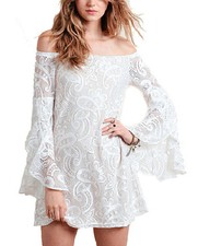 Vestito Donna Mini Pizzo -