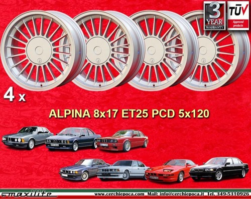 Cerchi bmw alpine - 4, 8x17