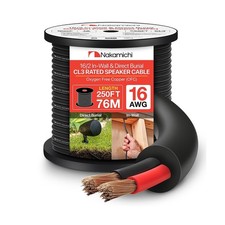 Nakamichi 16/2 (250 piedi) a parete e sepoltura diretta (valutazione UL CL2 CL3) ossigeno-F...