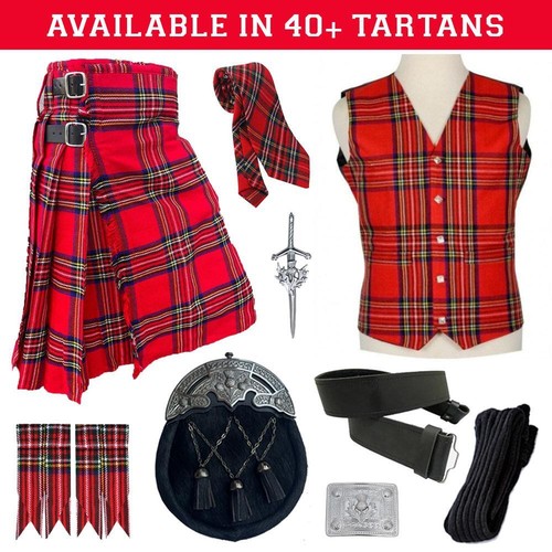 Scottish kilt outfit pcs - scottish,