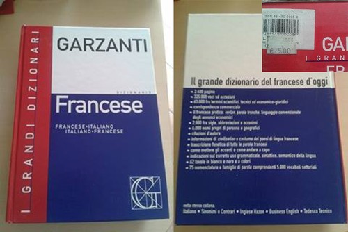 Dizionario garzanti francese - dizionario,