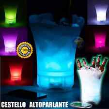 Nuovo altoparlante Bluetooth Secchiello Ghiaccio con luci LED per Eventi, Feste