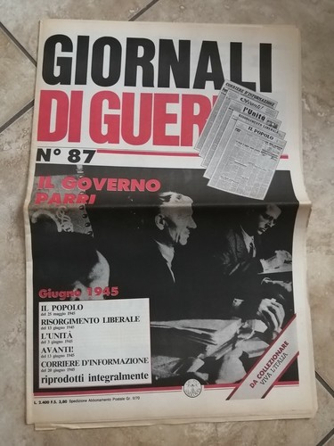 Giornali guerra 87 giugno - giornali,