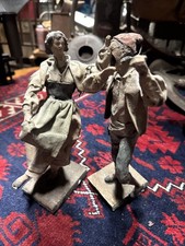 Coppia di figure contadine