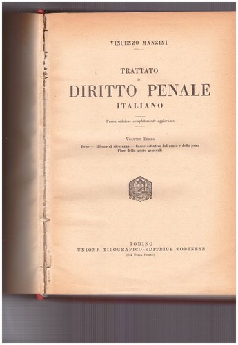 Trattato diritto penale - trattato, di
