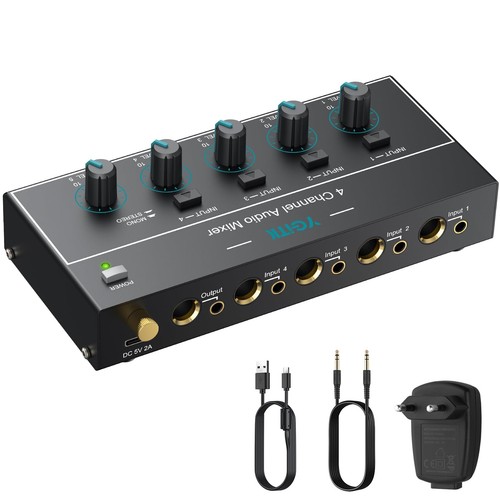 Mixer audio canali compatto - mixer, 4