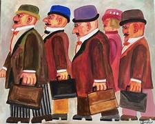 dipinto quadro FRANZ BORGHESE Copia d’autore olio su tela 50x40