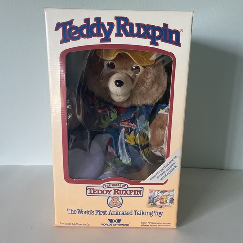 Vintage teddy ruxpin - teddy, in