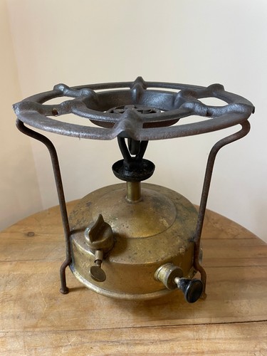 Stufa paraffina vintage ottone