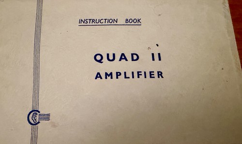 Manuale amplificatore quad - quad, ii