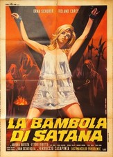 LA BAMBOLA DI SATANA The Doll Of Satan RARO MANIFESTO ORIGINALE HORROR POSTER 