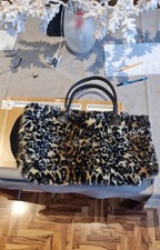 Borsa pelliccia sintetica - in,