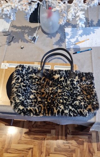Borsa pelliccia sintetica - pelliccia,