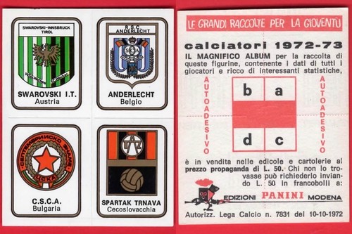 Figurina calciatori panini - figurina,