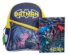 Batman - Zaino Asilo x la Scuola + Diario +Astuccio Tombolino - Giochi preziosi