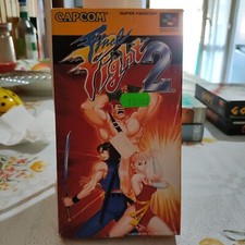 Final Fight 2 SNES Super Famicom 1993 CIB completo di scatola autentico testato