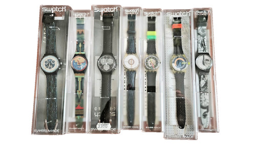 Swatch lotto pezzi vintage - swatch,