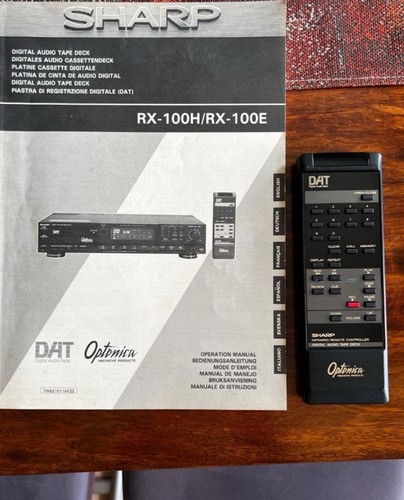 Sharp 100 dat recorder - sharp, rx-100