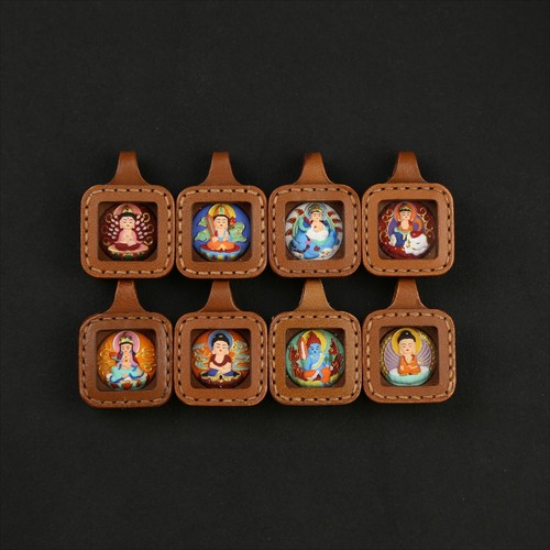 Ciondolo thangka tibetano otto - ciondolo,