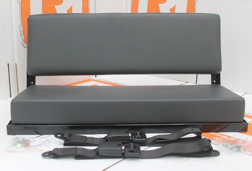 Sedile panca vinile - , grigio
