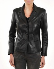 Giacca cappotto donna pelle