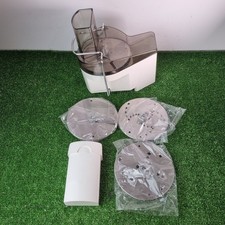 Tritatutto e affettatrice vintage Kenwood Chef A929 ad alta velocità con 4 lame