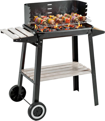 Griglia carbone barbecue bbq - a,