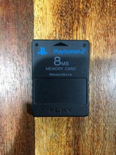 Memory Card 8MB Nera Black Ps2 Originale Per Ps2 Playstation 2 Funzionante 
