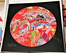 Alinari Serigrafia polimaterica 70x70  cm numerata firmata  come NUOVO