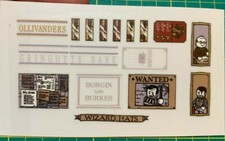 Adesivi di ricambio personalizzati per 10217 Harry Potter Diagon Alley