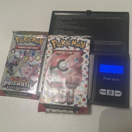 Pokemon 151 sealed pack heavy - pokemon,