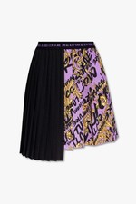 Gonna plissettata barocca VERSACE JEANS COUTURE taglia 40 (4) firma nero/viola