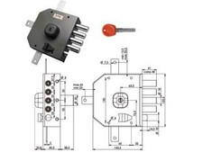 SERRATURA QUINTUPLICE DA