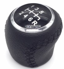 Pomello FIAT GRANDE PUNTO 2005 in poi 6 marce in pelle R basso a dx PUNTO EVO