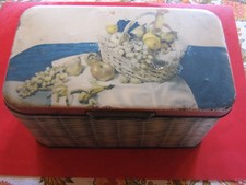scatola in latta vintage ditta