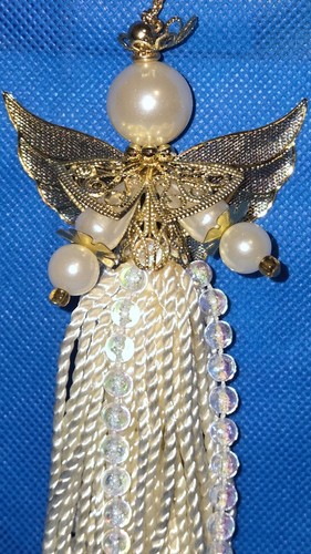 Ornamento angelo nappa - , filo