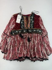 Giacca ZARA rossa ricamata