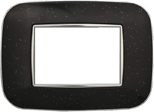 Placca ovale plastica da 3 - ovale,