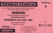 Set of Genesis concert Tickets